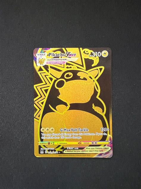 Pokemon TCG Pikachu VMax Secret Rare MINT Hobbies Toys Toys