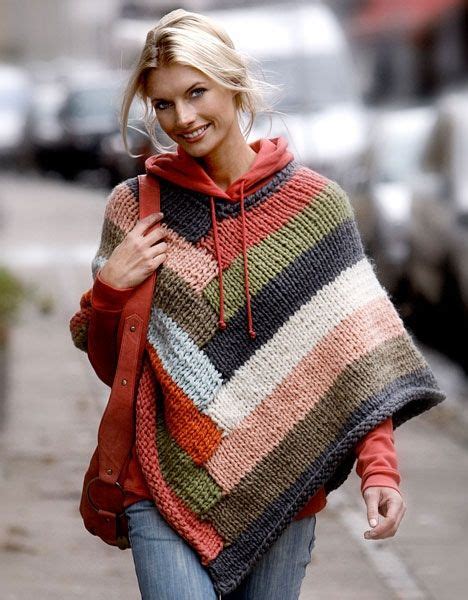 Granny Poncho Häkeln Anleitung Kostenlos Poncho Hakeln Pinterest