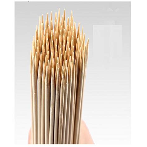 KHAWAJA BEDDING STYLES Wooden Bamboo Shashlik Sticks - 45 Pcs - Brown ha71 Online in Pakistan ...