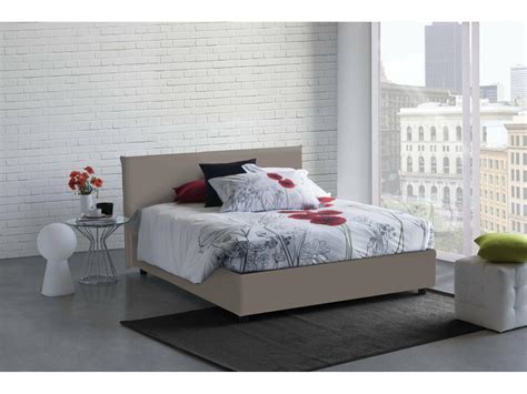 Bonaria Tweepersoonsbed Opbergbed Met Bekleding Van Eco Leer