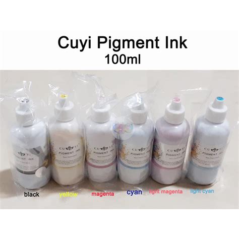 Cuyi Pigment Ink Cmyk Lc Lm Ml Shopee Philippines