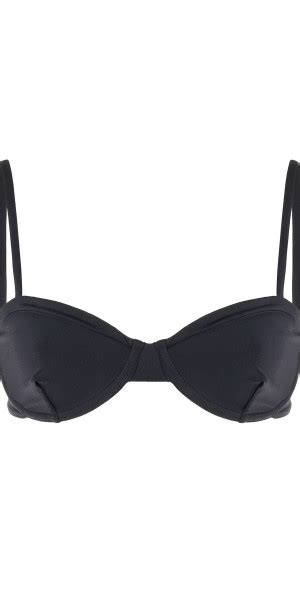 Haight X Tina Kunakey Lidi Bikini Top Black H Moda Operandi