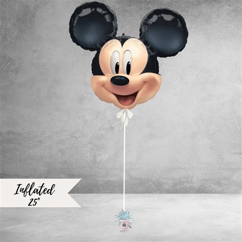 Inflated Large Mickey Mouse Balloon | Bouquet Gift Package - Helium ...
