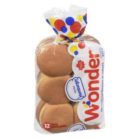 Wonder White Hamburger Buns