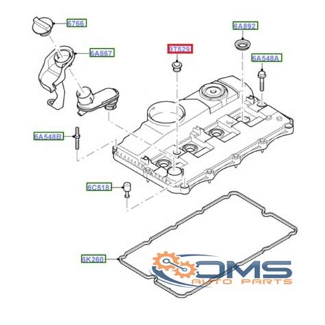 Ford Transit Injector Bolt Seal OMS Auto Parts