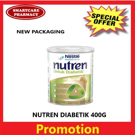 Nutren Diabetik Complete Nutrition Susu Untuk Kencing Manis Lazada