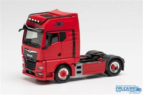 Herpa Individual Lion Man Tgx Gx Tractor Red Truckmo Truck