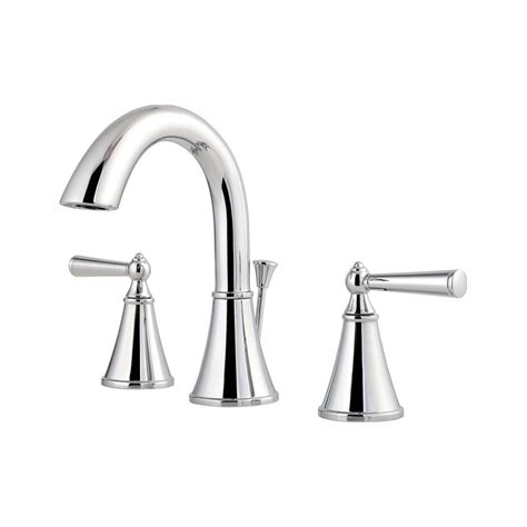 Pfister Saxton 8 In Widespread 2 Handle Bathroom Faucet In Polished Chrome Lg49 Gl0c The Home