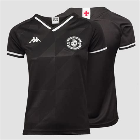 CAMISA VASCO OFICIAL III 2021 KAPPA FEMININA PAIXÃO VASCAINA