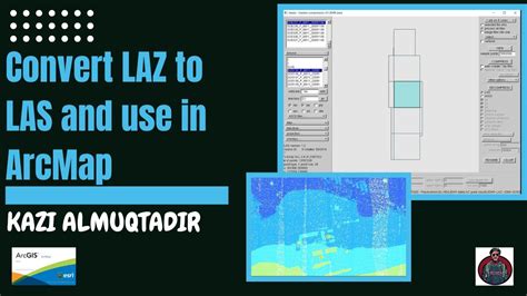 How To Convert Lidar Laz To Las Files And Use In Arcmap Lidar Point