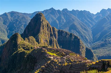 Machu Picchu Sunrise, Peru stock photo. Image of morning - 227616308