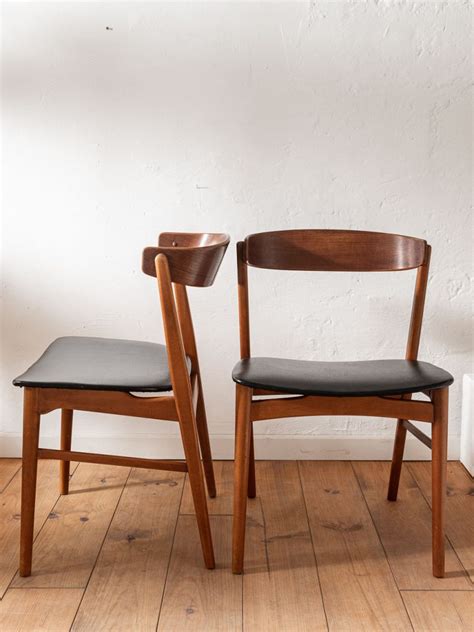 Paire de chaises scandinaves révélé art déco responsable