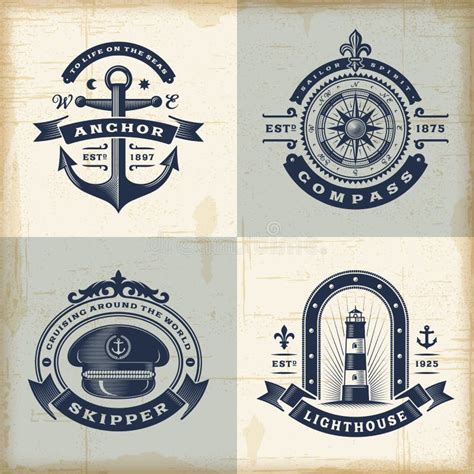 Vintage Compass Stock Vector Illustration Of Design 24024572