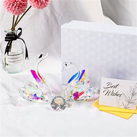 Snapklik YWHL 60th Wedding Anniversary Swan Gifts For Parents