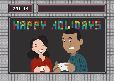 Tetris Christmas Card