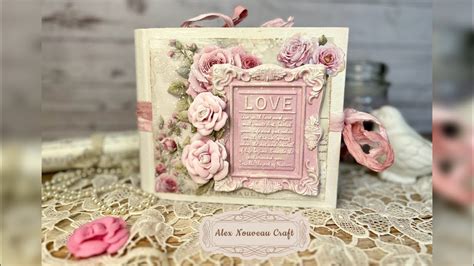 Romantic Mini Album Scrapbooking Handmade Presentation YouTube