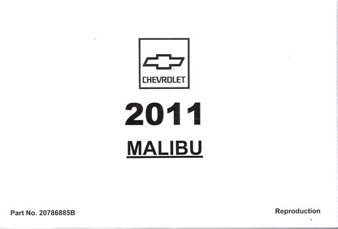 Chevrolet Malibu Owner S Manual