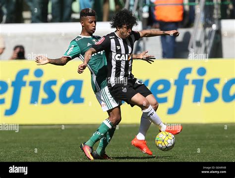 The Tche Tche Player SE Palmeiras Ball Dispute With Luan Player C