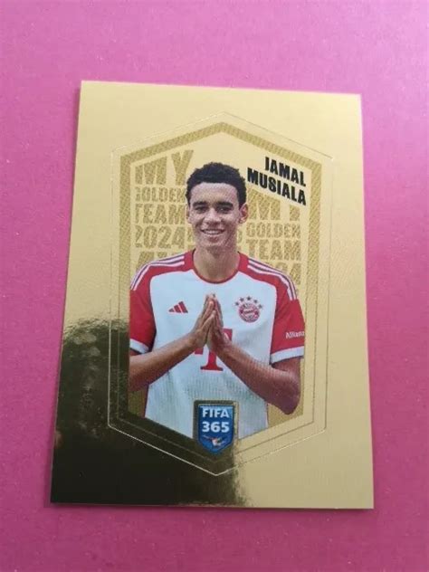 Jamal Musiala Bayern Munich My Golden Team Sticker Panini Foot