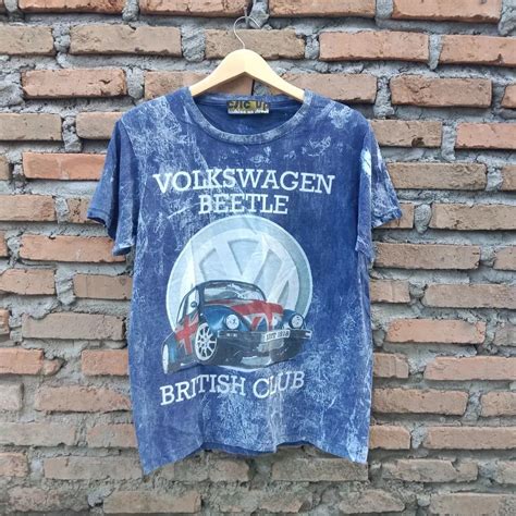 Kaos Volkswagen Beetle X NASCAR X Carhartt X Adlv Fesyen Pria Pakaian