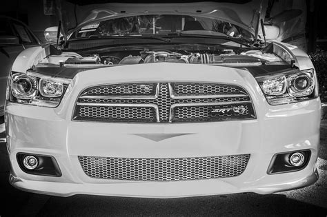 2013 Dodge Charger SRT 8 BW Photograph By Rich Franco Fine Art America