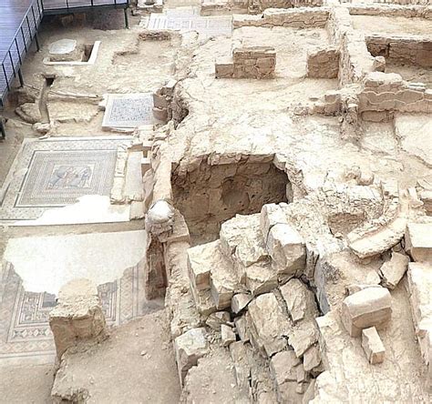 Rock Cut Chambers In House Of Muses Of Zeugma Home To Numerous