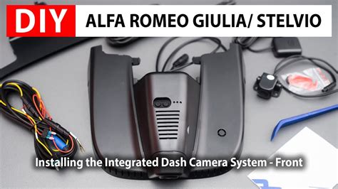 DIY Alfa Romeo Giulia Stelvio Installing The Integrated Dash Camera