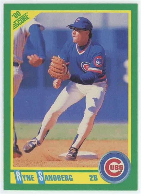 Ryne Sandberg Score Series Mint Card Minted Card Ryne