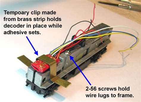 N Scale Dcc Decoder Installs Dz In A Bachmann H