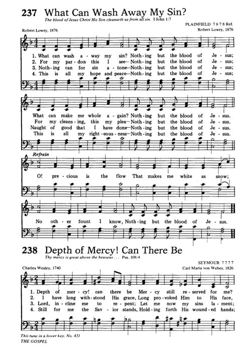 Hymns For The Living Church 237 What Can Wash Away My Sin