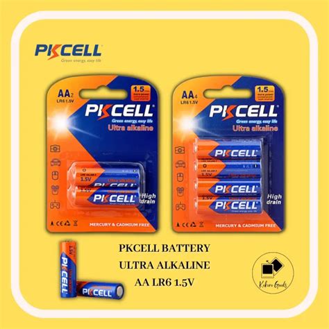 Pkcell Aa Ultra Alkaline Battery 1 5v Lr6 Non Rechargeable For Instax Film Camera [kokoro Goods