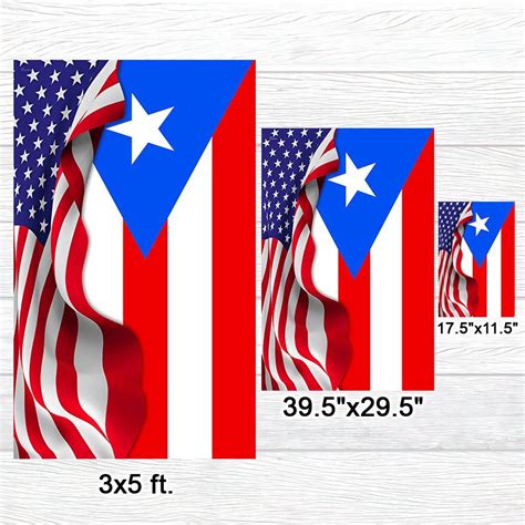 Puerto Rican American Flag Puerto Rico Usa Tqn1041fv1