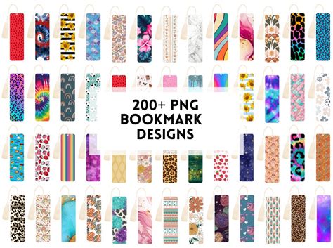 Bookmark Sublimation Designs Bookmark Bundle Bookmark Etsy