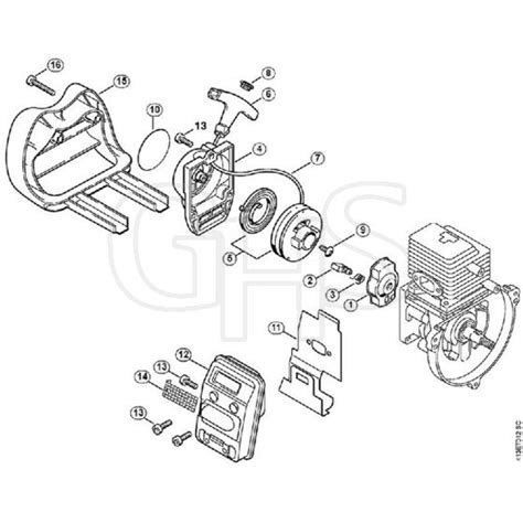 Genuine Stihl Sp B Rewind Starter Muffler Ghs