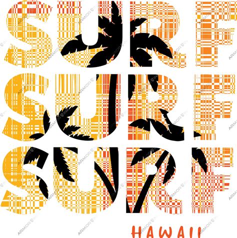 Hawaii Surfing Dtf Transfer — Armor Ink
