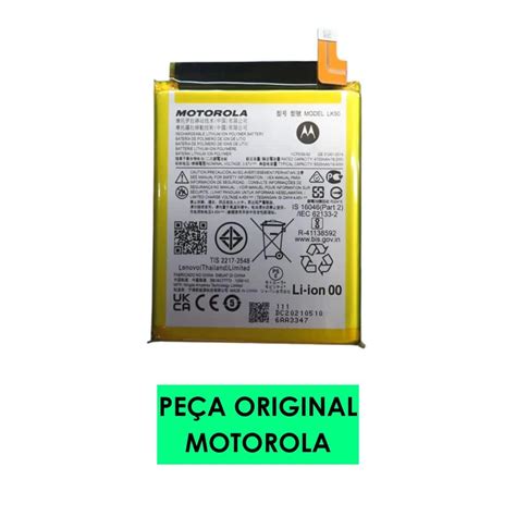 Bateria Moto G82 5G XT2225 Original Up Consertos