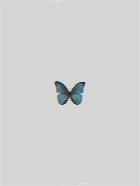 Aesthetic Blue Butterfly Wallpapers Wallpaper Cave