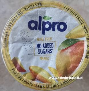 Ile Kcal Ma Jogurt Sojowy Mango Alpro Tabele Kalorii