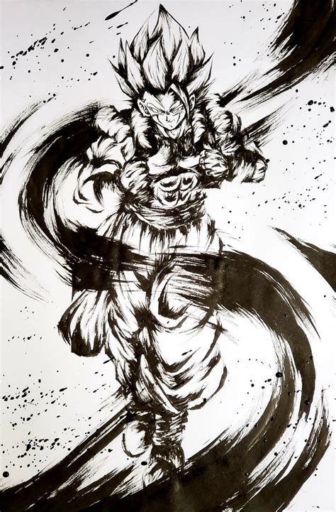 Pin By Son Goku サレ On Dragon Ball Ink Style Arts ️♠️ Dragon Ball