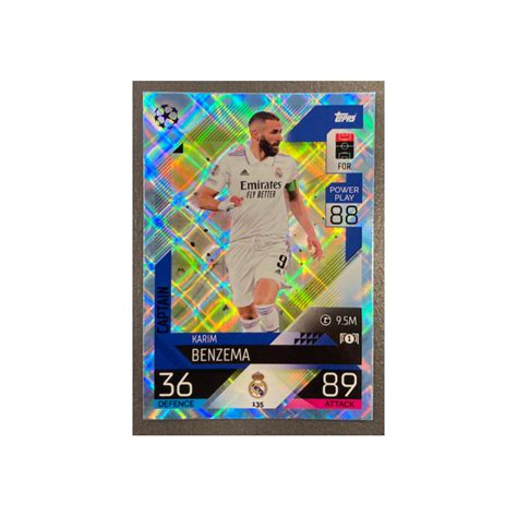 Karim Benzema Topps Match Attax Crystal