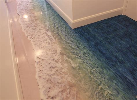 3d Floors Portfolio Resin Flooring Projects 3d Royal Floors Beach Theme Bathroom Beach