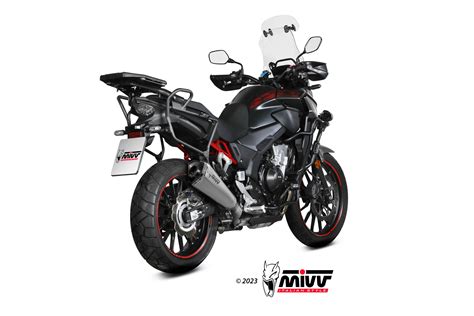 Scarico HONDA CB 500 X Mivv Delta Race Inox H 084 LDRX Mivv