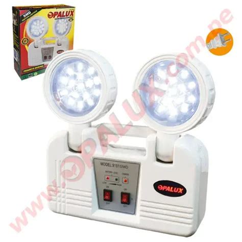 9101SMD LUZ DE EMERGENCIA OPALUX 32 LED LIFE ILUMINACION