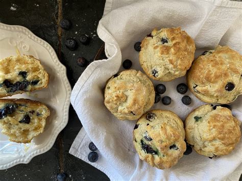 Vegan Blueberry Lemon Biscuits