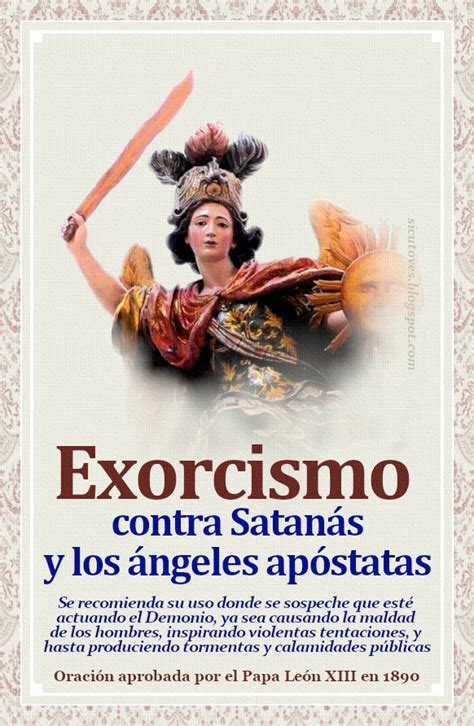 Como Ovejas Sin Pastor Exorcismo Contra SatanÁs Y Los ángeles Apóstatas La Primigenia Oración