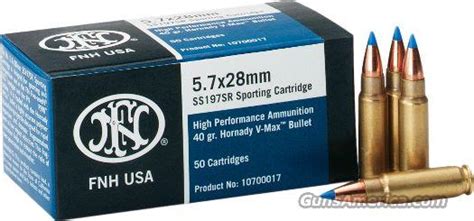 Fn 57x28 Ammo 10 Boxes 57 X 28mm Ss197sr 500 For Sale