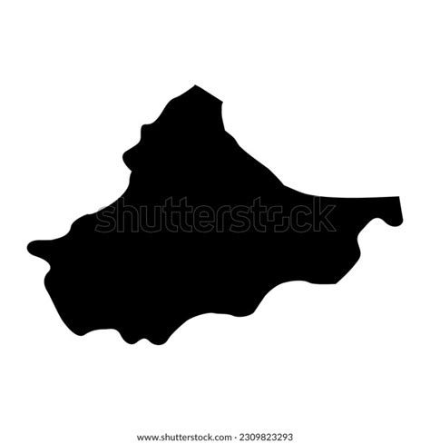 Brcko District Map Administrative District Federation Stock Vector ...