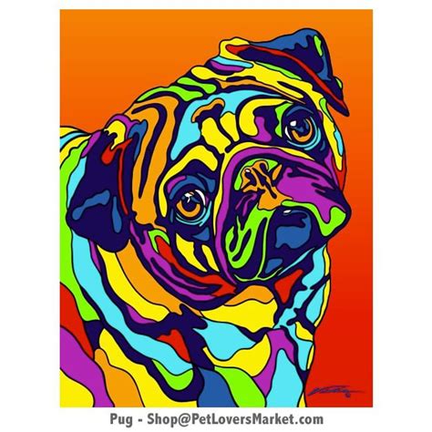 Beautiful Pug Painting And Pug Art For Sale