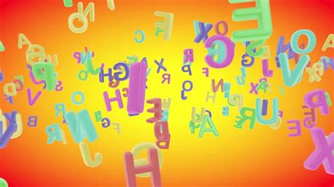 Colorful Alphabet Background, Motion Graphics | VideoHive