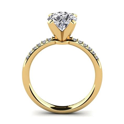 Buy 1 6 Carat Round Cut 9k Yellow Gold Diamond Engagement Ring Cadence